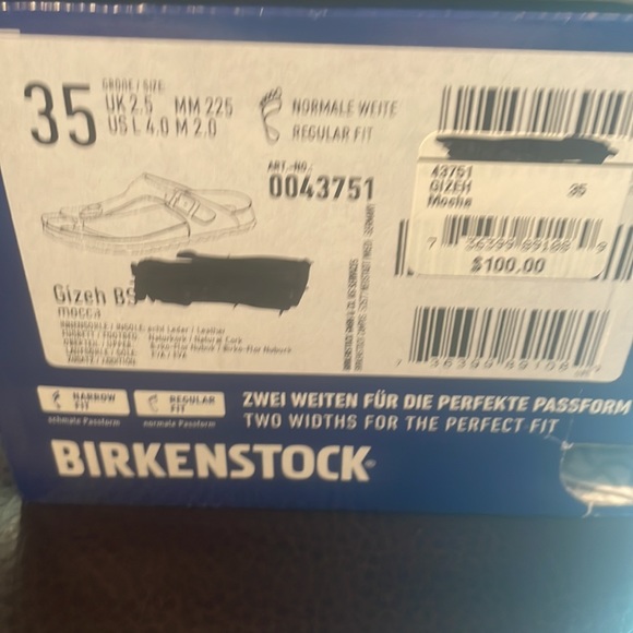 Birkenstock Gizeh sandals color is Mocca - Picture 5 of 5